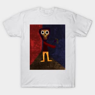 funny scary face art T-Shirt